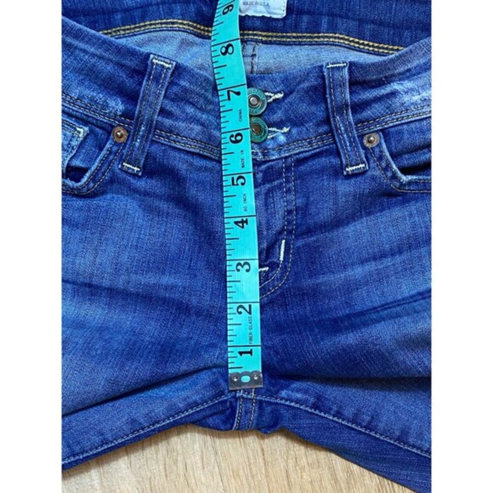 Hudson Womens Distressed Skinny Jeans 26DN Blue Denim Cotton Stretch Made In USA - Picture 9 of 11